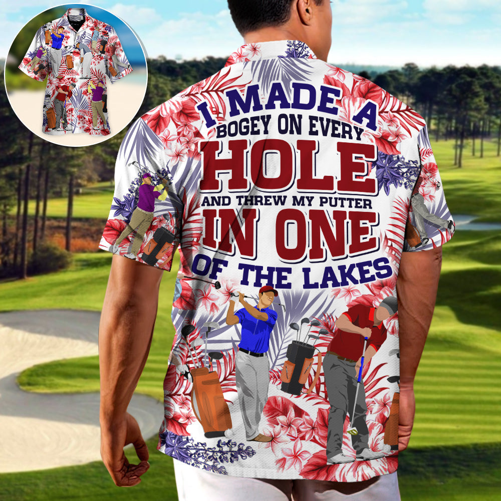 Funny Golf Outdoor Passion Hawaiian Shirt Summer Design Detail For Vacation Style