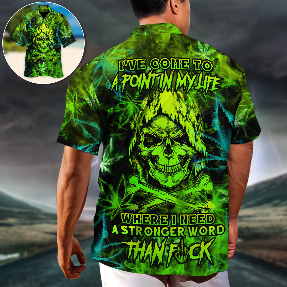 Vintage Skull Artwork Hawaiian Shirt Relaxed Style View For Outdoor Gatherings
