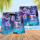Ocean Sailing Beach Shorts Pattern Detail For Resort Wear And Relaxed Casual Wear