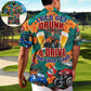 Funny Golf Weekend Humor Hawaiian Shirt Creative Print View For Outdoor Gatherings