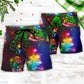 Christmas Beach Shorts Pattern Detail For Outdoor Activities And Thoughtful Gift Giving