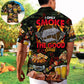 Barbecue Food BBQ Smoke Hawaiian Shirt Artwork View For Outdoor Gatherings