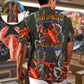 Tropical Funny Lobster Hawaiian Shirt Graphic Artwork Detail For Island Holidays