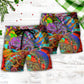 Chameleon Animal Funny Lover Style Beach Shorts For Tropical Holidays And Weekend Adventures