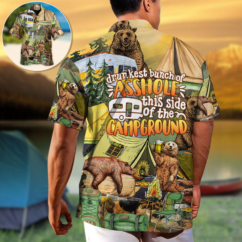 Camping Drunkest Crew Side Campground Hawaiian Shirt Design Detail For Beach Days And Holiday Travel