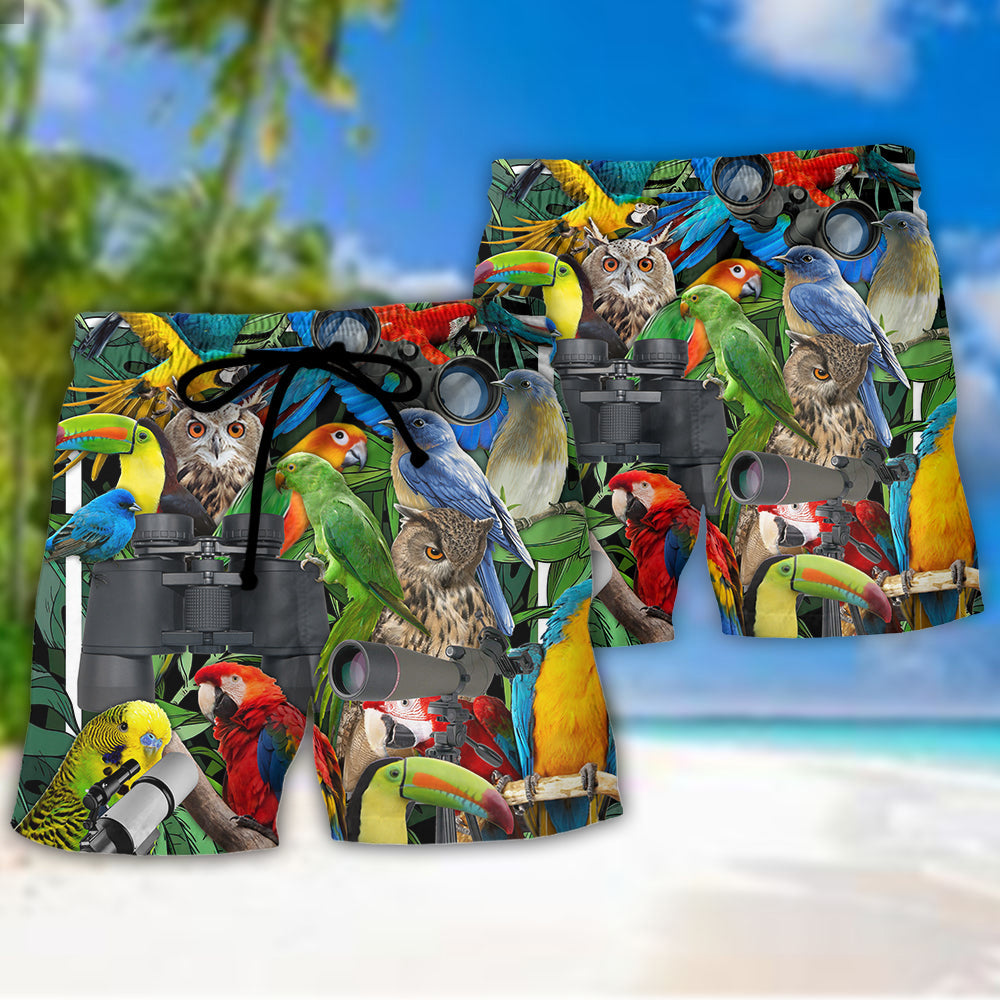 Bird Watching I'm Not Lost Beach Shorts For Resort Trips And Warm Weather Style
