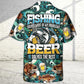 Fishing Beer Hawaiian Shirt All Over Print Detail For Island Holidays