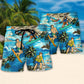 Waterskiing Real Old Men Go Water Skiing Humor Beach Shorts For Beach Days And Outdoor Activities