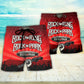 Rock Festival Red Vibe Music Style Beach Shorts For Beach Days And Casual Style