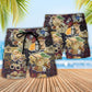 Hiking Saved Me Funny Hiker Lover Beach Shorts For Game Day Getaways