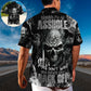 Gothic Skull Graphic Hawaiian Shirt Design View For Vacation Style