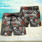 Rock Festival Music Lover Vibrant Style Beach Shorts For Beach Days And Casual Style