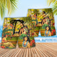 Aloha Summer Hawaii Festival Beach Shorts Pattern Detail For Outdoor Activities And Travel Ready Comfort