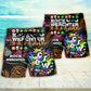 Tropical Music Lover Vibrant Style Beach Shorts For Musicians And Outdoor Comfort