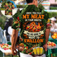 Funny Barbecue BBQ Grill Food Hawaiian Shirt Artwork View For Beach Days