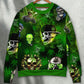 Skull Bold Attitude Sweater For Halloween Events Weekend Outings And Creative Gift Giving