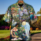 Gardening Believe Tomorrow Garden Hawaiian Shirt Artwork Detail For Resort Trips And Outdoor Activities