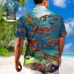 Lobstering Lobster Hawaiian Shirt Print Closeup For Thoughtful Gifting
