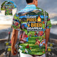 Camping Light Fires Beer Disappear Hawaiian Shirt Print Closeup For Island Holidays