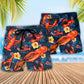 Tropical Lobster Beach Shorts For Oceanfront Escapes, Outdoor Activities, And Weekend Casual Style