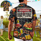 Barbecue Food Meat BBQ Hawaiian Shirt Summer Design Detail For Outdoor Gatherings