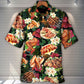 Funny Barbecue BBQ Hawaiian Shirt Detailed Pattern View For Resort Wear