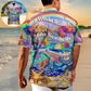 Gothic Dark Beach Hawaiian Shirt Front Pattern View For Summer Travel