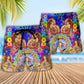 Yoga Mostly Peace Love Light With A Sass Twist Beach Shorts For Active Summer Travel