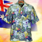 Australian Koala Cycling Hawaiian Shirt Print Closeup For Casual Outings
