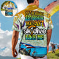 Skydive Don'T Jealous Can'T Hawaiian Shirt Tropical Styling View For Tropical Vacations