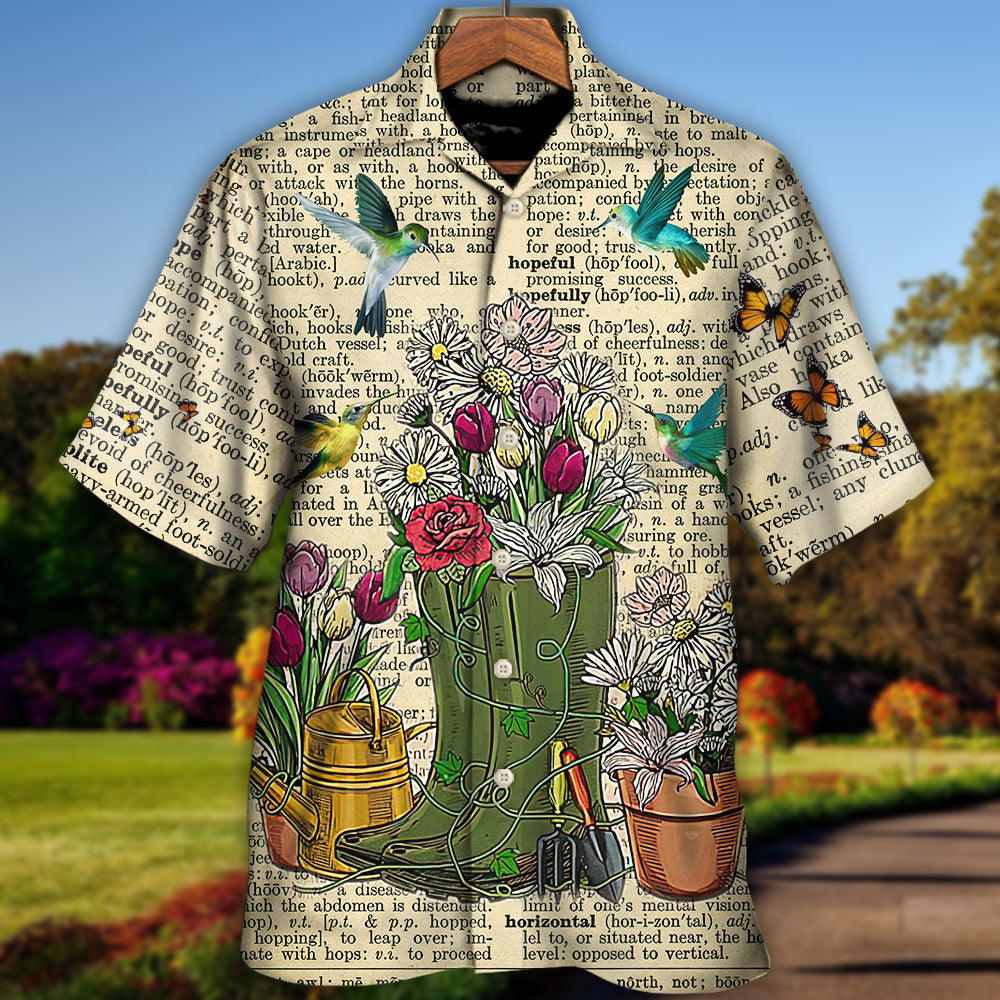 Gardening Garden Hawaiian Shirt Resort Outfit View For Warm Weather Events