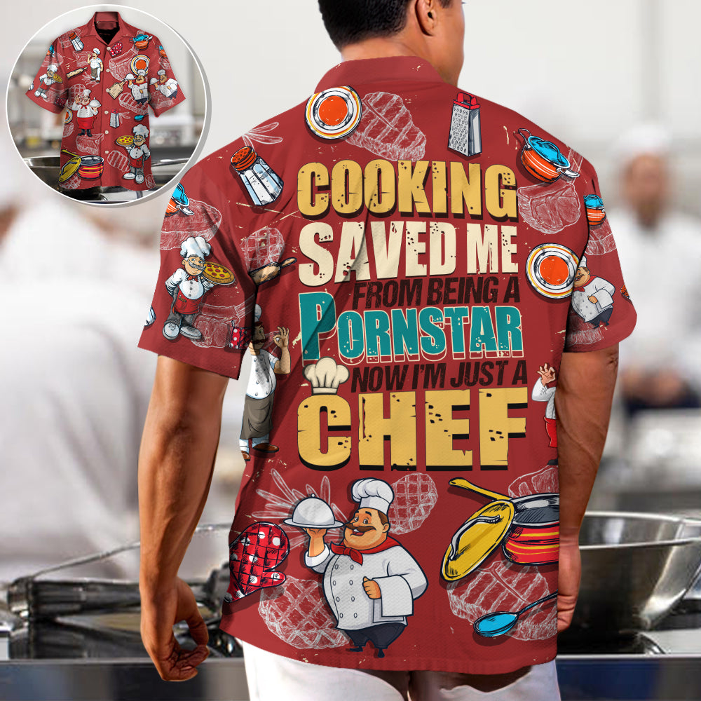 Cooking Chef Hawaiian Shirt For Beach Parties And Weekend Getaways