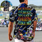 Coastal Karting Activity Hawaiian Shirt Detailed Pattern View For Warm Weather Events