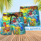 Coastal Beach Shorts Pattern Detail For Resort Wear And Travel Ready Comfort