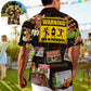 Funny Barbecue BBQ Beer Hawaiian Shirt Artwork View For Coastal Travel