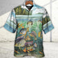 Coastal Fishing Activity Hawaiian Shirt Design View For Warm Weather Events