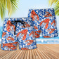 Lobster Party Like A Lob Star Tropical Humor Beach Shorts For Coastal Summer Adventures