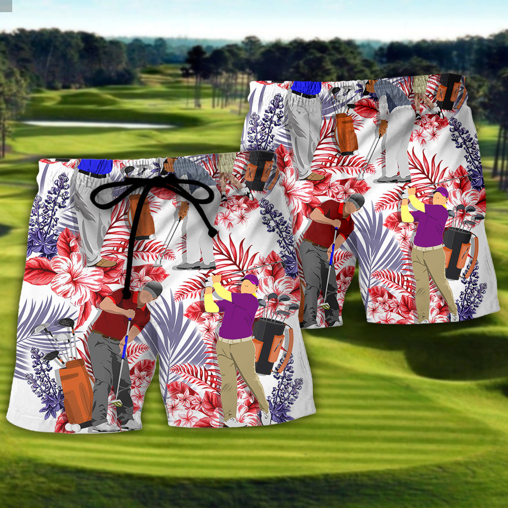 Golf Beach Shorts Pattern Detail For Sunny Day Adventures And Thoughtful Gift Giving