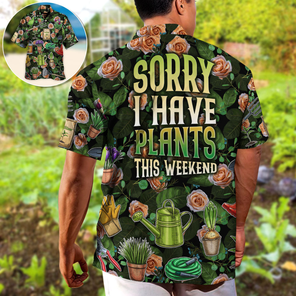 Vintage Gardening Plants Hawaiian Shirt Design View For Thoughtful Gifting