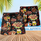 BBQ Food Beach Shorts Pattern Detail For Island Trips And Lightweight Summer Style