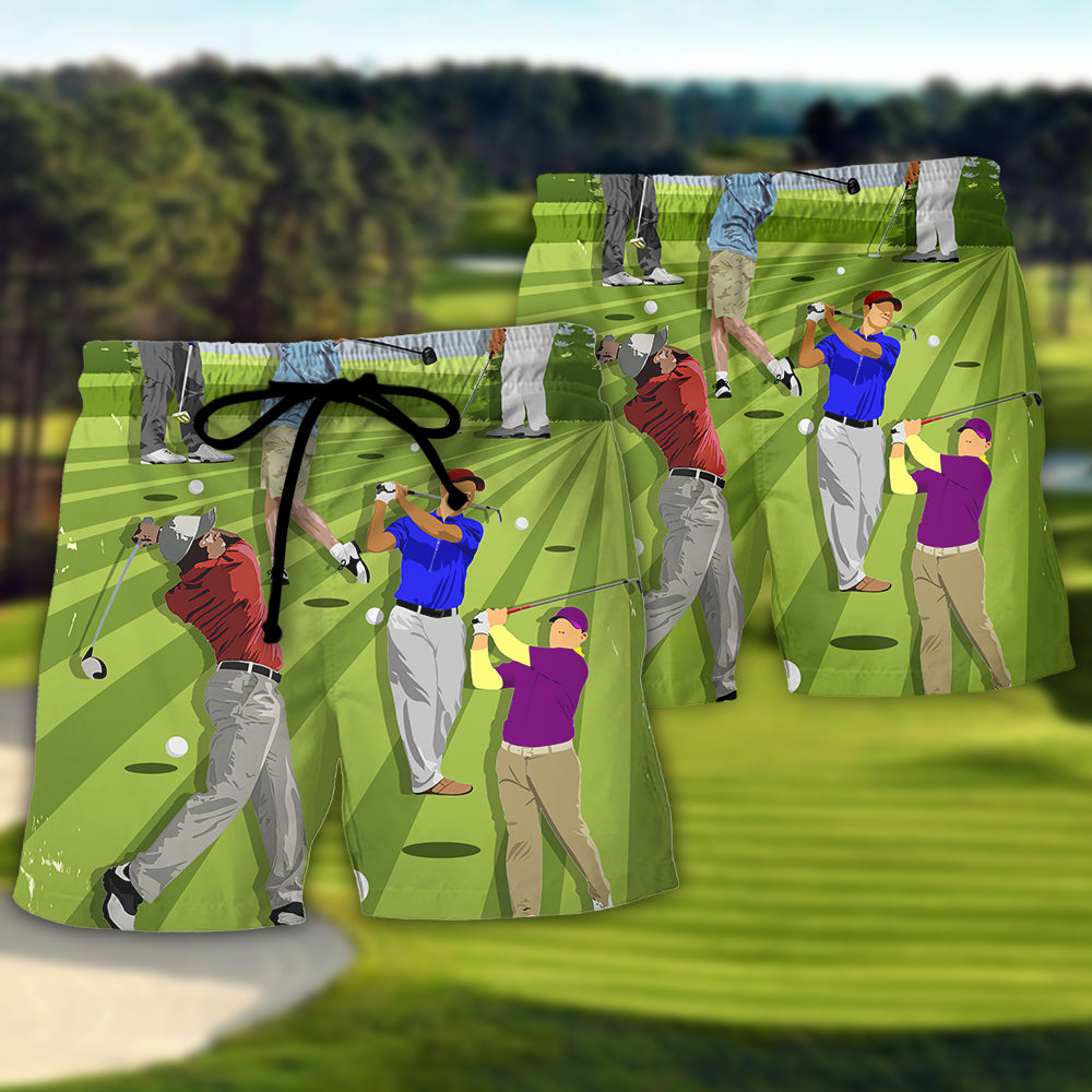 Golf It Takes Skill And Guts To Play Like Me Beach Shorts For Game Day Getaways