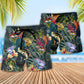 Fishing Beach Shorts Pattern Detail For Vacation Style And Lightweight Summer Style