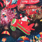Santa Sharing Christmas Cheer Short Sleeve Pajamas Set For Festive Sleepovers And Family Photos