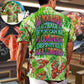 Tropical Lobster Hawaiian Shirt Fabric Pattern Detail For Island Holidays