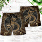 Colorful Dragon Beach Shorts Pattern Detail For Seaside Leisure And Thoughtful Gift Giving