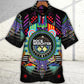 Rock Music Festival Hawaiian Shirt Collar And Front View For Tropical Vacations