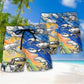 Lobster Beach Shorts Pattern Detail For Casual Outings And Easy Warm Weather Wear
