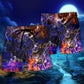 Skull Hell And Devil Inspired With Bold Attitude Beach Shorts For Coastal Trips And Outdoor Wear