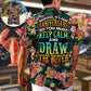 Tropical Lobster Anniversary Butter Hawaiian Shirt Design View For Coastal Travel