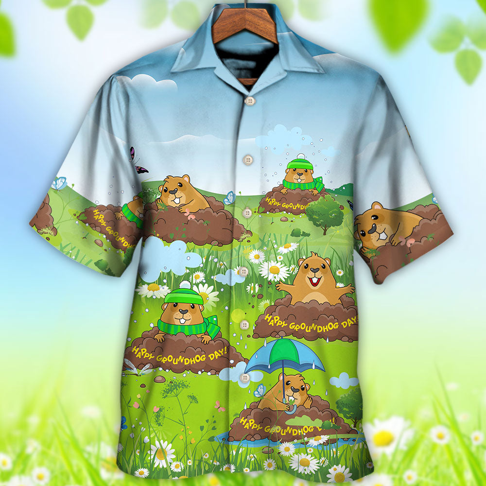 Vintage Gardening Plants Hawaiian Shirt Print Closeup For Warm Weather Events